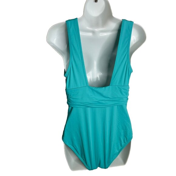 Coco Reef Women's Emerald Bra-Sized One-Piece Swimsuit Size 12/36D blue - Picture 4 of 9